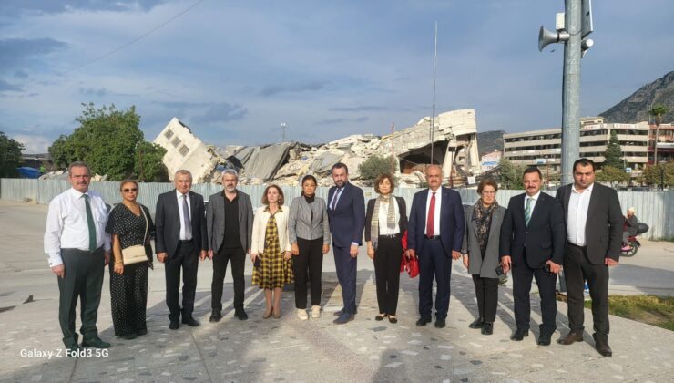 Türkiye Kent Konseyleri Birliği deprem bölgesinde; Heyetin ilk durağı Hatay