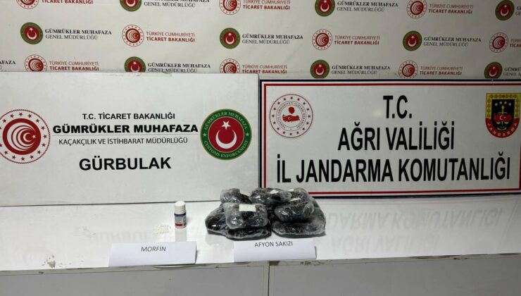 Gürbulak sınır kapısında 10 kilogram Afyon Sakızı yakalandı