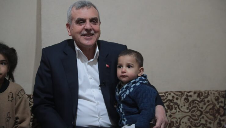 Şanlıurfa Belediye Başkanı Beyazgül’den  4 çocuğuyla  kirada oturan anneye konut imkanı 