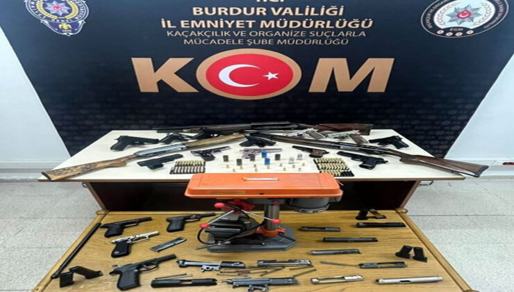 Burdur’da kaçakçılık ve suç örgütü operasyonu